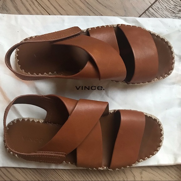 VINCE “Tenison” Leather Sandals - Picture 5 of 9